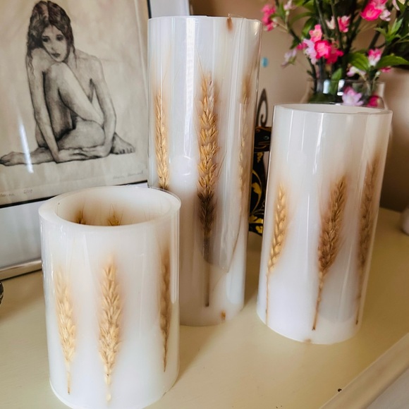 Huntington Home Harvest Flameless LED Candles - 3 Pack - Picture 3 of 10